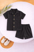 Charcoal Thermal Mesh Co-ord Set