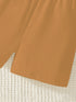 Pluto Cartoon Tee & Brown Short Set