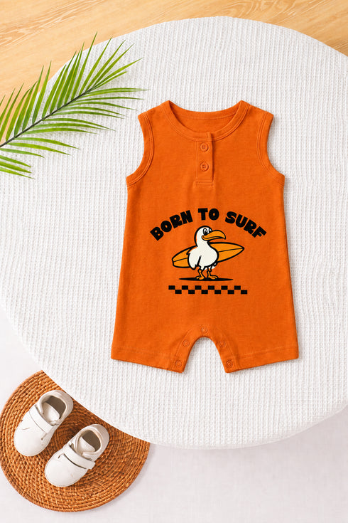 Little Surfer Sleeveless Romper