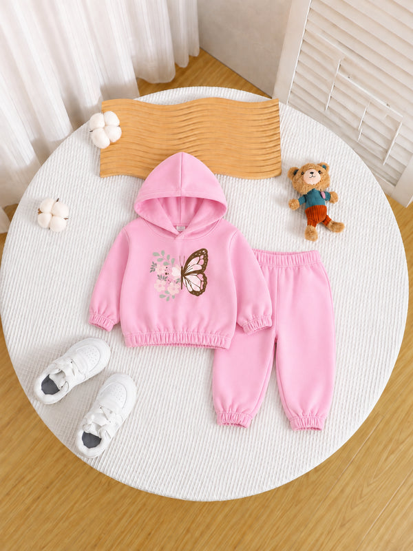Butterfly Bloom Hoodie Set
