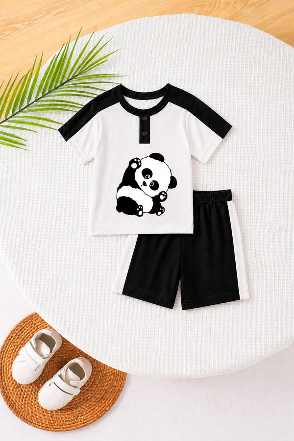 Panda Play Short Set