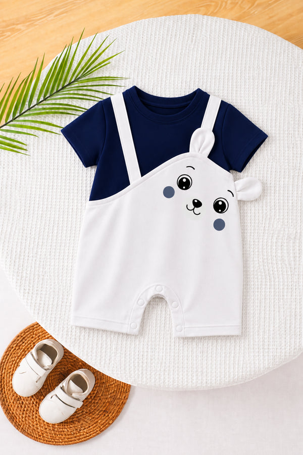 Navy Cub Cut & Sew Romper