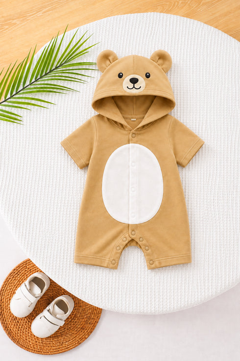 Golden Bear Costume Romper