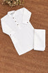 Off White Blended Kameez Shalwar