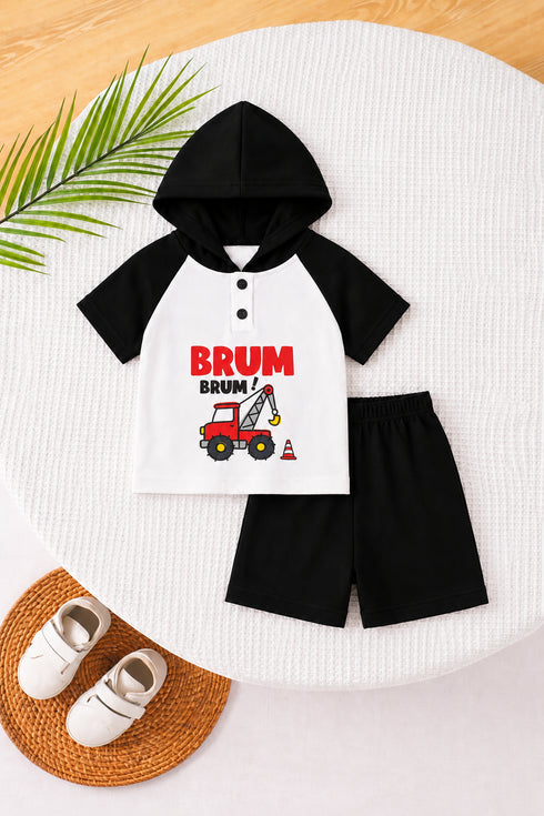 Brum Brum Raglan Short Set
