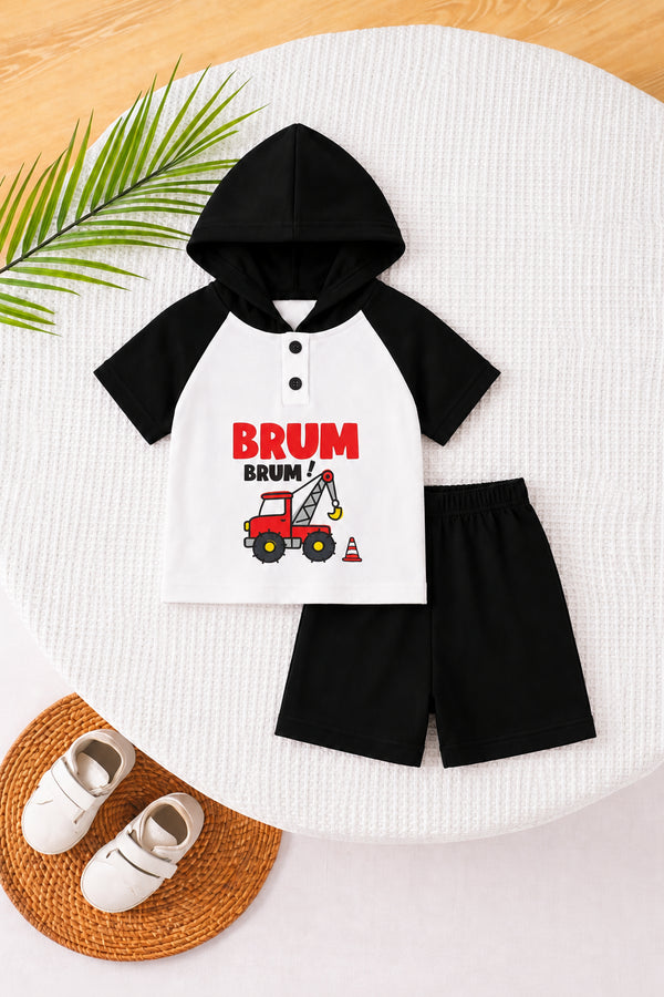 Brum Brum Raglan Short Set