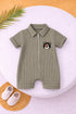 Moss Green Thermal Mesh Sleepsuit