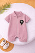 Clay Pink Thermal Mesh Sleepsuit