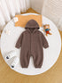 Double Deck Thermal Brown Sleepsuit