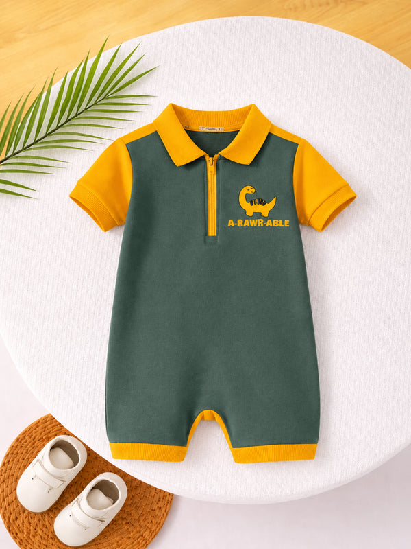 Arawrable Polo Zip Romper