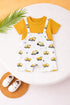 Tiny Truckers Dungree Romper