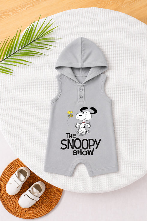 Snoopy VIbes Sleeveless Romper