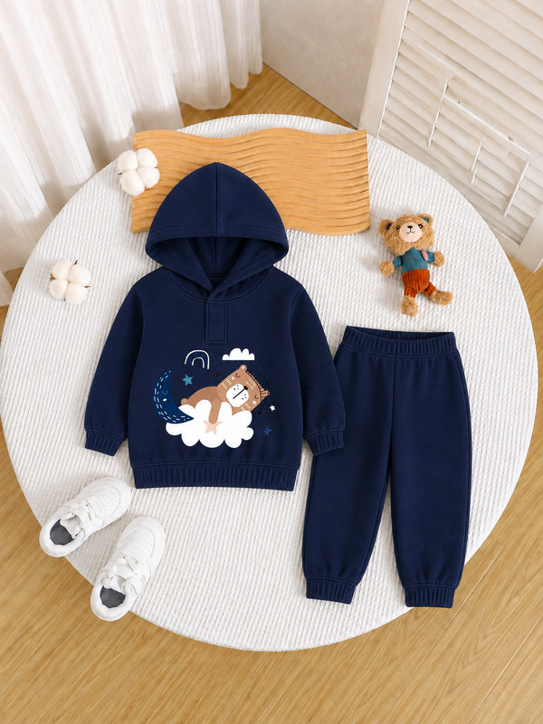 Cloudy Cub Hoodie Set