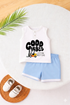 Good Vibes Henley Sando Set