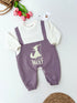 Little Wolf Dungaree Romper