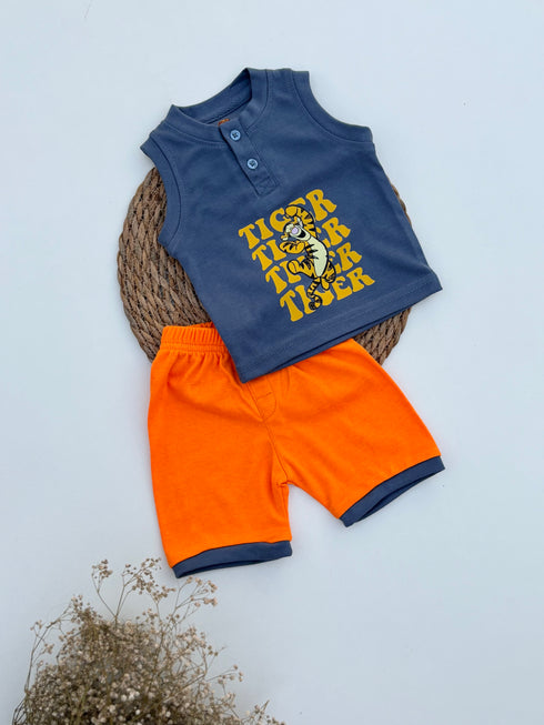 Tigger Adventure Henley Sando Set