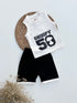 Snoopy League Henley Sando Set