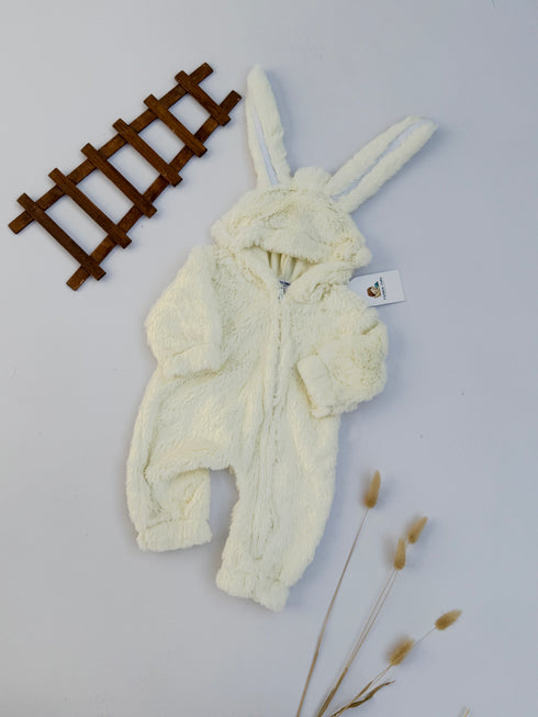 Ivory Faux Fur Bunny