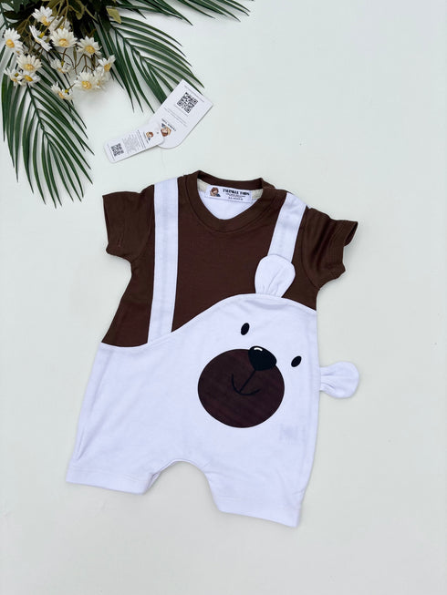 Brown Bear Cut & Sew Romper