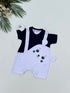 Navy Cub Cut & Sew Romper