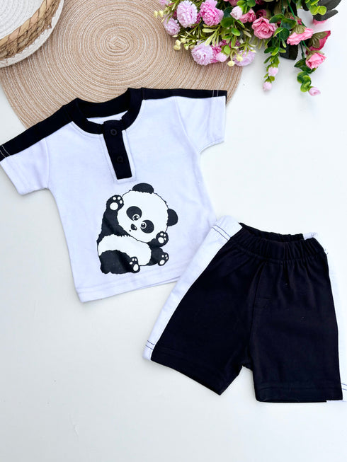 Panda Play Short Set
