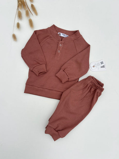 Ribbed Mockneck Set (RM-006)