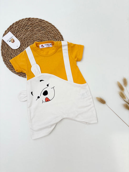 Pooh Printed Cut & Sew Romper