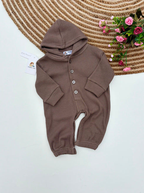Double Deck Thermal Brown Sleepsuit