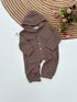Double Deck Thermal Brown Sleepsuit