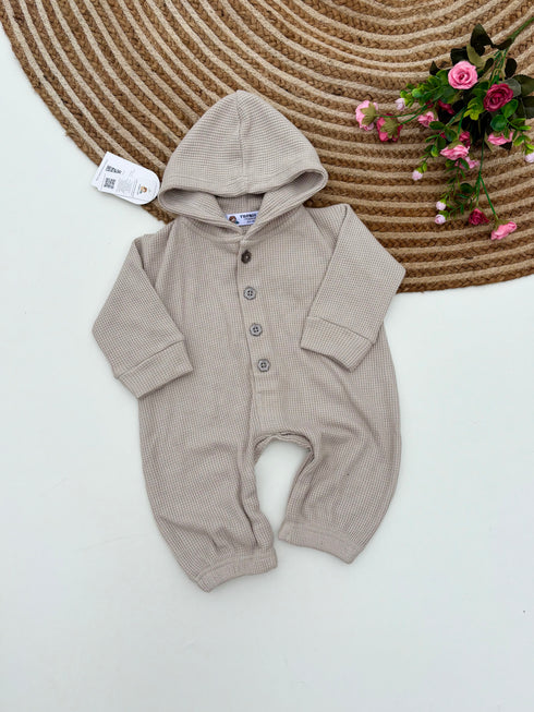Double Deck Thermal Beige Sleepsuit