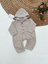 Double Deck Thermal Beige Sleepsuit
