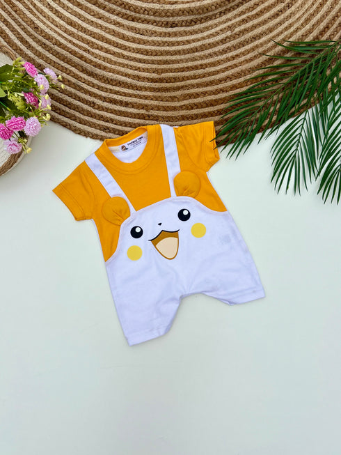 Pikachu Printed Dungaree Romper
