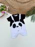Mini Panda Dungaree Romper