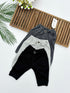 Ribbed Pants Pack of 3 (Light Grey,Black,Steel Grey)