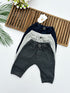 Ribbed Pants Pack of 3 (Light Grey,Navy,Charcoal Grey)