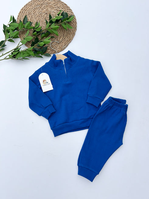 Ribbed HalfZipper Set (M-011)
