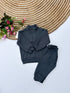 Ribbed HalfZipper Set (M-014)