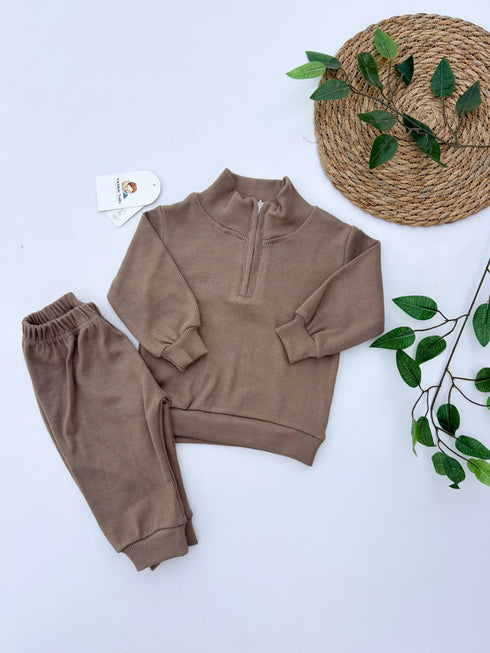 Ribbed HalfZipper Set (M-001)
