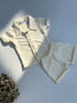 Pale Yellow Waffle Knit Co-ord Set