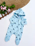 Whale Printed Footed Sleepsuit