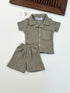Moss Green Thermal Mesh Co-ord Set