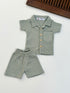 Pistachio Green Thermal Mesh Co-ord Set