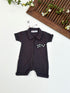 Charcoal Grey Thermal Mesh Sleepsuit