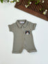Moss Green Thermal Mesh Sleepsuit