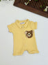 Yellow Thermal Mesh Sleepsuit