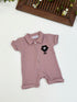 Clay Pink Thermal Mesh Sleepsuit