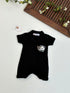 Black Thermal Mesh Sleepsuit