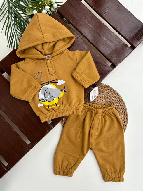 Elephant Adventure Hoodie Set