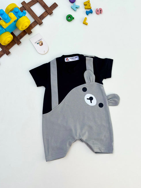 Moody Bear Cut & Sew Romper