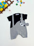 Moody Bear Cut & Sew Romper